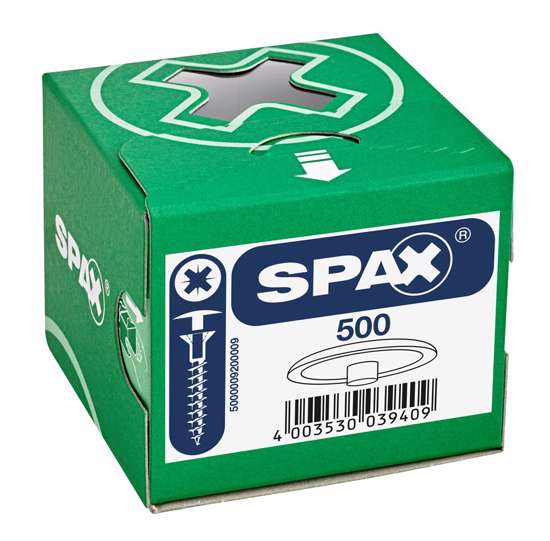 Afbeeldingen van Spax Afdekkap wit boorkopschroef