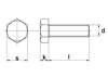 Afbeeldingen van Zeskanttapbout gegalvaniseerd 8.8 m8 x55mm DIN 933/ISO 4017