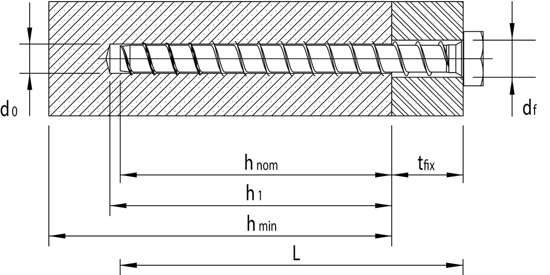 Afbeeldingen van SFS Betonschroef 16x80mm Multi-Monti-plus, met zeskant kop en aangeperste ring, verzinkt