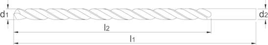Afbeeldingen van metaalboor din340 diameter 3.5mm