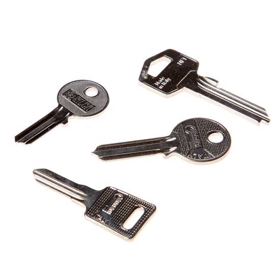 Afbeeldingen van Silca Cilindersleutel brass EU5R