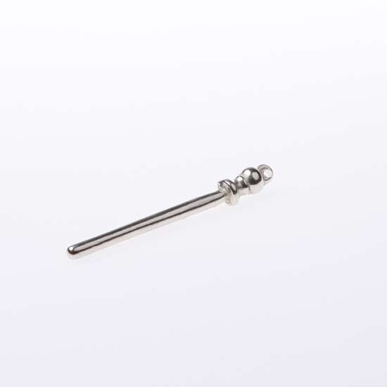 Afbeeldingen van Weijntjes Raampen messing/nikkel 90mm zonder ketting