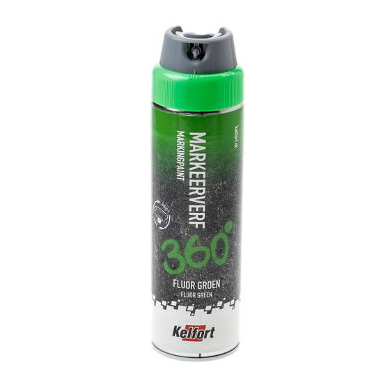 Afbeeldingen van Markeerverf spuitbus fluor groen 500ml.