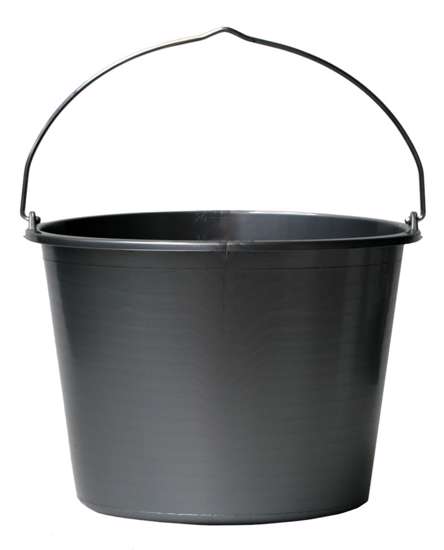 Afbeeldingen van Bouwemmer grijs 20 liter