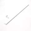 Afbeeldingen van Duco bedieningstang met een bocht van 30mm, lengte stang 1000mm, Ral9010 (wit)