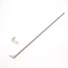 Afbeeldingen van Duco bedieningsstang met een bocht van 20mm, lengte stang 500mm Ral9001 (crème wit)