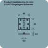 Afbeeldingen van Axa Scharnier topcoat gegalvaniseerd 65 x 65mm 1103-23-23/E