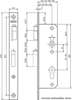 Afbeeldingen van Nemef Smalslot PC72mm type 8691/14-30 DIN rechts