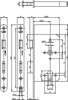 Afbeeldingen van Lips Cilinder anti-paniekslot PC72mm rechtssluitend serie 2424 17 T24 60mm -2