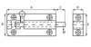 Afbeeldingen van Profielgrendel DRG 750B messing verchroomd 25 x 50mm 0411.200.2550