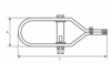 Afbeeldingen van Draadspanner 407-03V ZL thermisch verzinkt type 3 8000.316.03TH