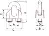 Afbeeldingen van Staaldraadklem Type 741 RVS 1/2 12mm 8000.030.5I12