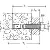 Afbeeldingen van Fischer Snelbouwanker FBN II m8 x 111mm 8/50