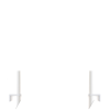Afbeeldingen van Duco bedieningstang met een bocht van 60mm, lengte stang 750mm, Ral9010 (wit)