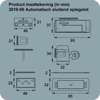 Afbeeldingen van Axa Oplegslot Automatic silverline kunststof 3016-00-90/G