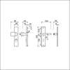 Afbeeldingen van Ami Kruk/knop schild, aluminium veiligheidsbeslag 251/15 KT72 VARO 144 LI F1 GELWQ.8*110 +PC72 + DKR.332