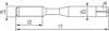 Afbeeldingen van Hss Handtappen Stel set van 3 tappen M20 x 2.50