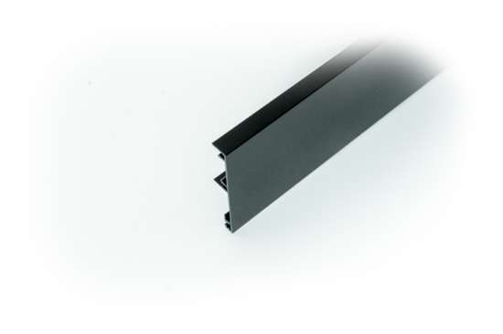 Afbeeldingen van Xperta-100KG Afdekprofiel L=6000MM-ZWART