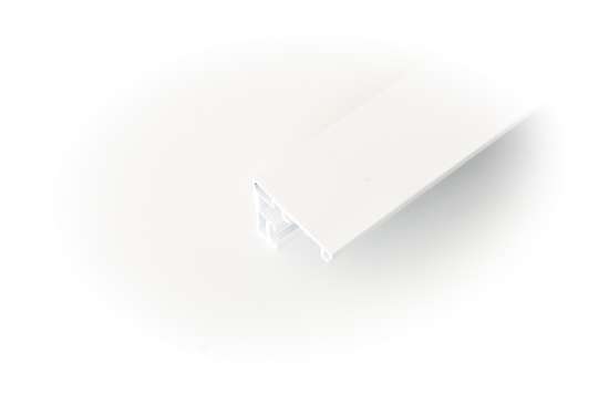 Afbeeldingen van Xperta-100KG Breed muurprofiel L=6000MM-WIT