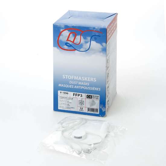 Afbeeldingen van Stofmasker QS FFP3  vouwb m.ventiel V-1096